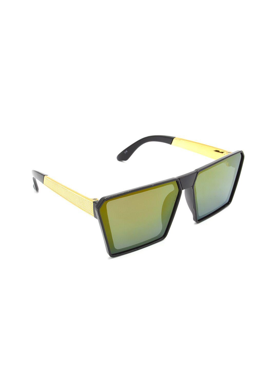 hrinkar unisex rectangle sunglasses with uv protected lens