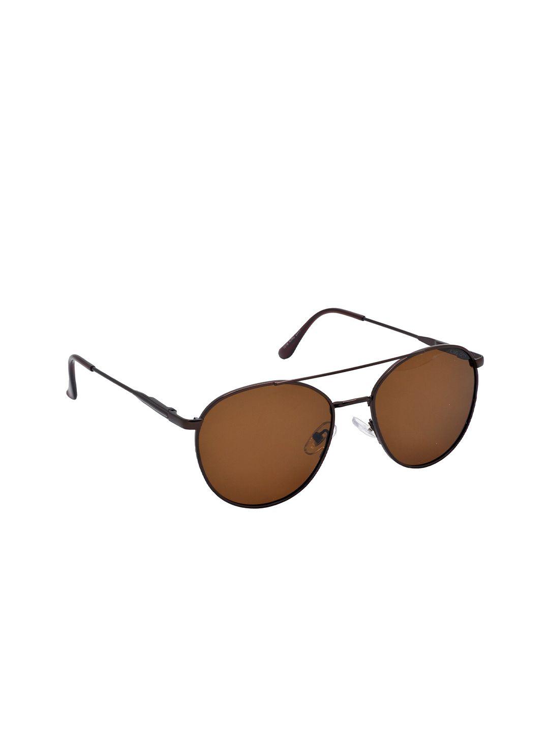 hrinkar unisex round sunglasses with polarised and uv protected lens