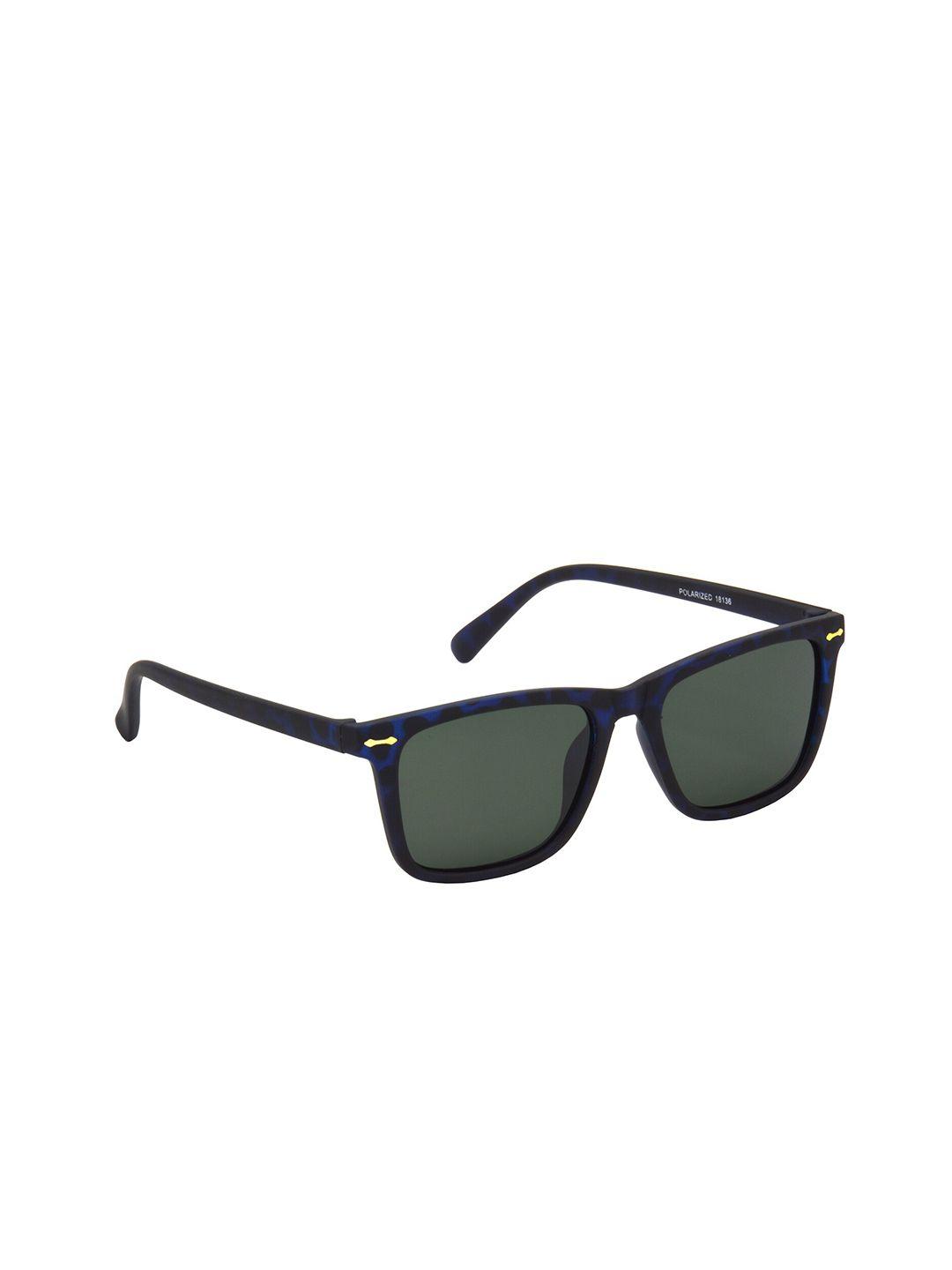 hrinkar unisex square sunglasses with polarised and uv protected lens hrs512-tbu-grn