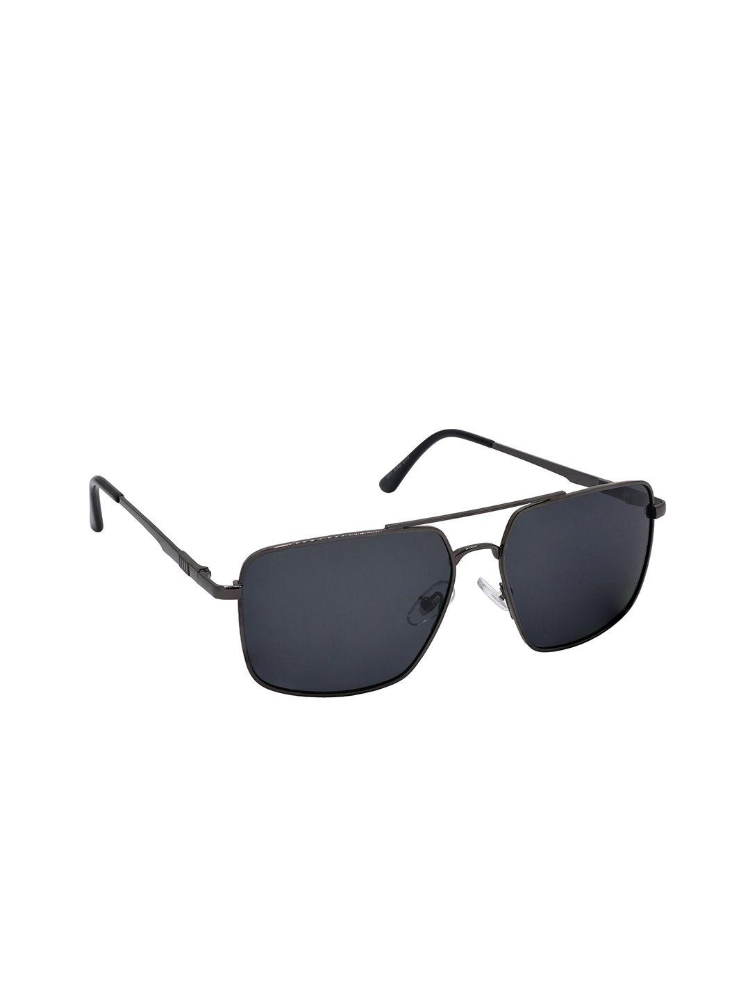 hrinkar unisex square sunglasses with polarised and uv protected lens