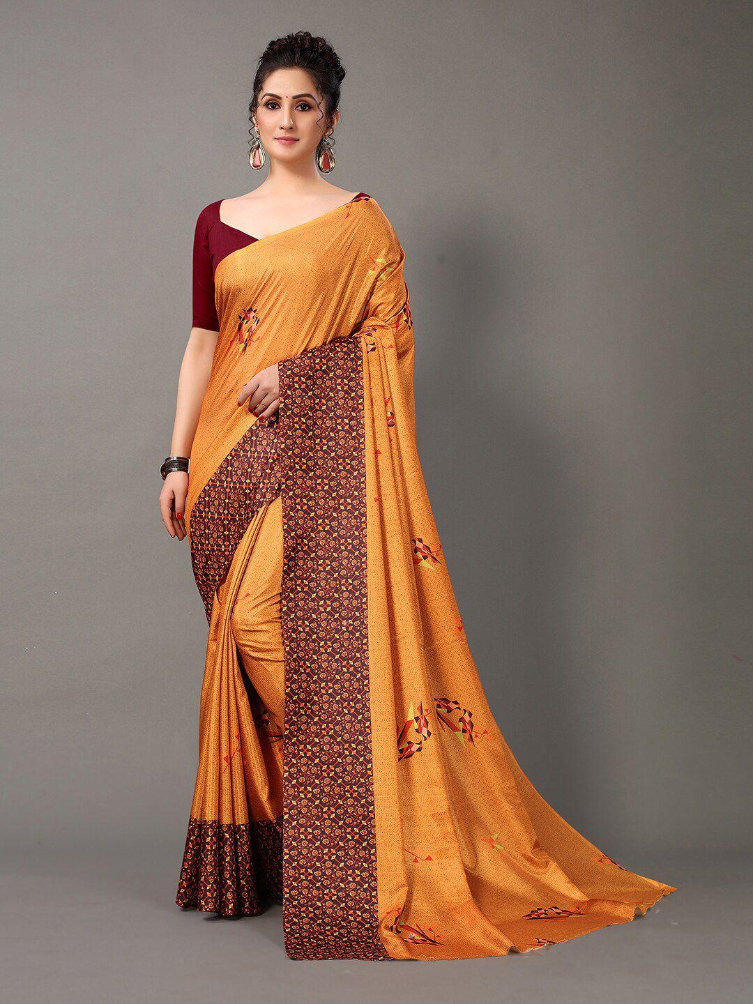 hritika floral pure georgette saree