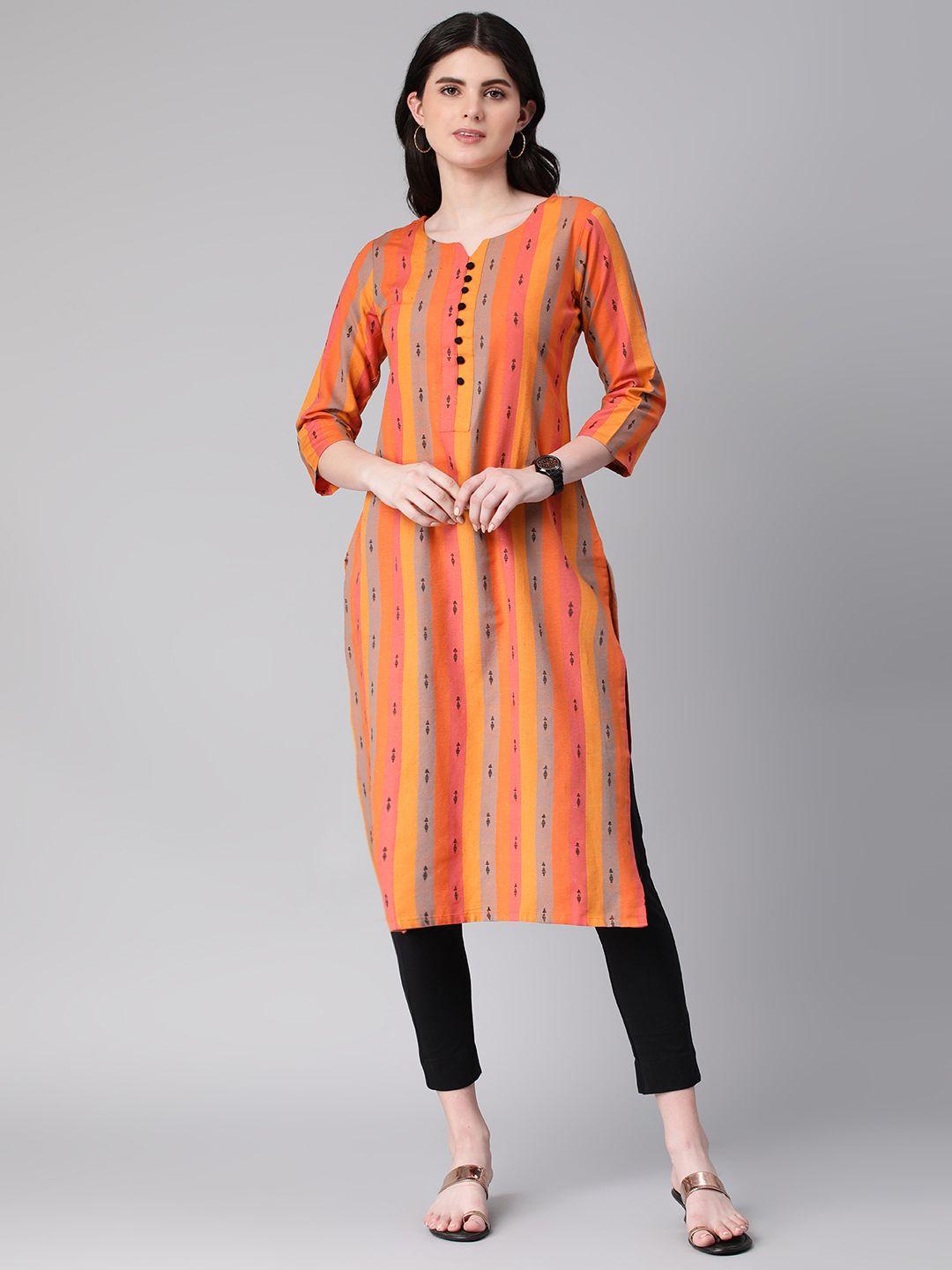 hritika striped kurta