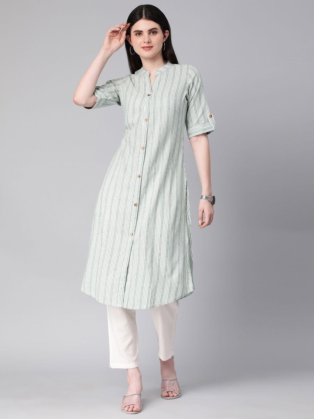 hritika striped kurta