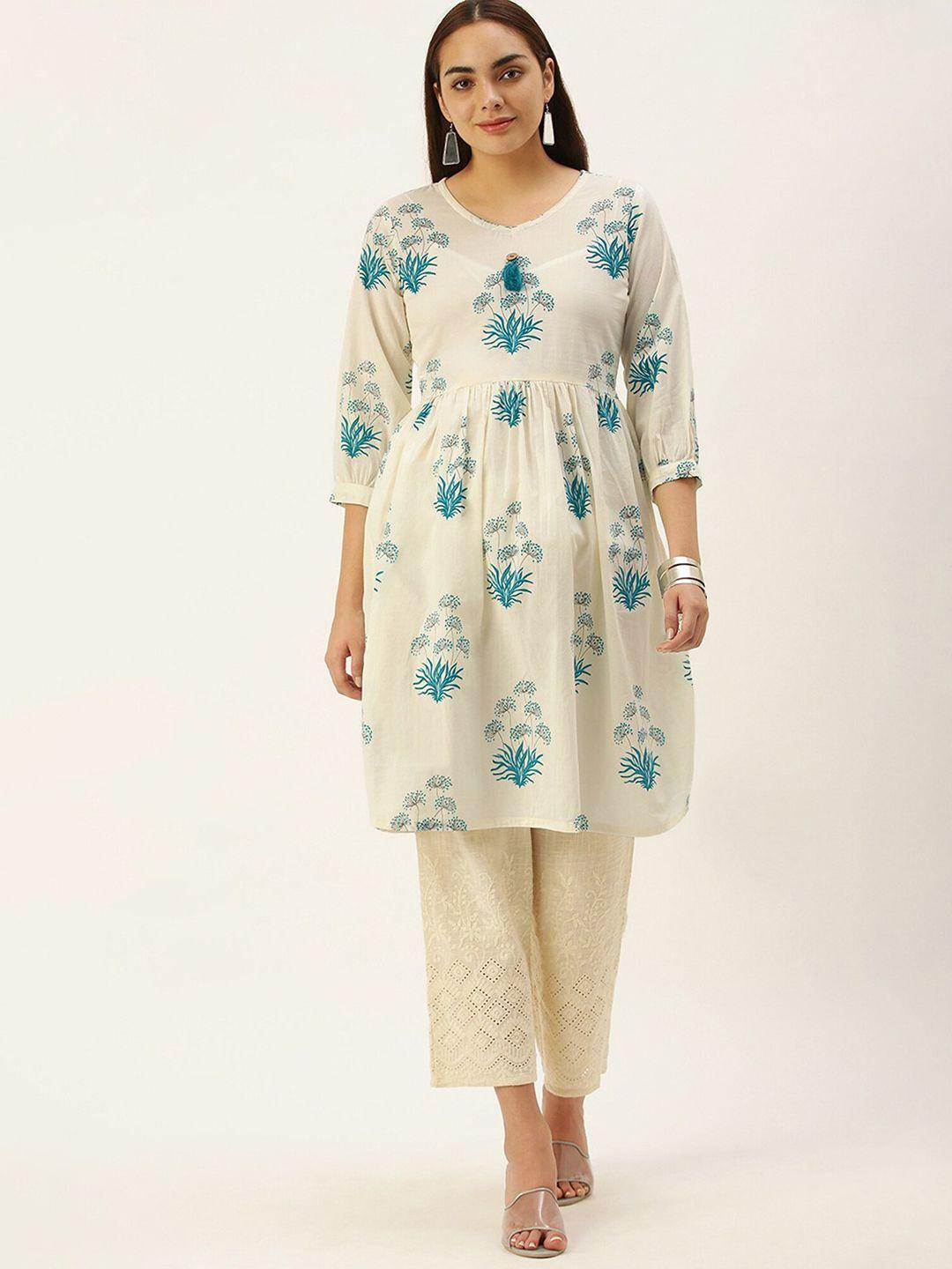 hritika women quirky embroidered gotta patti indie prints kurta