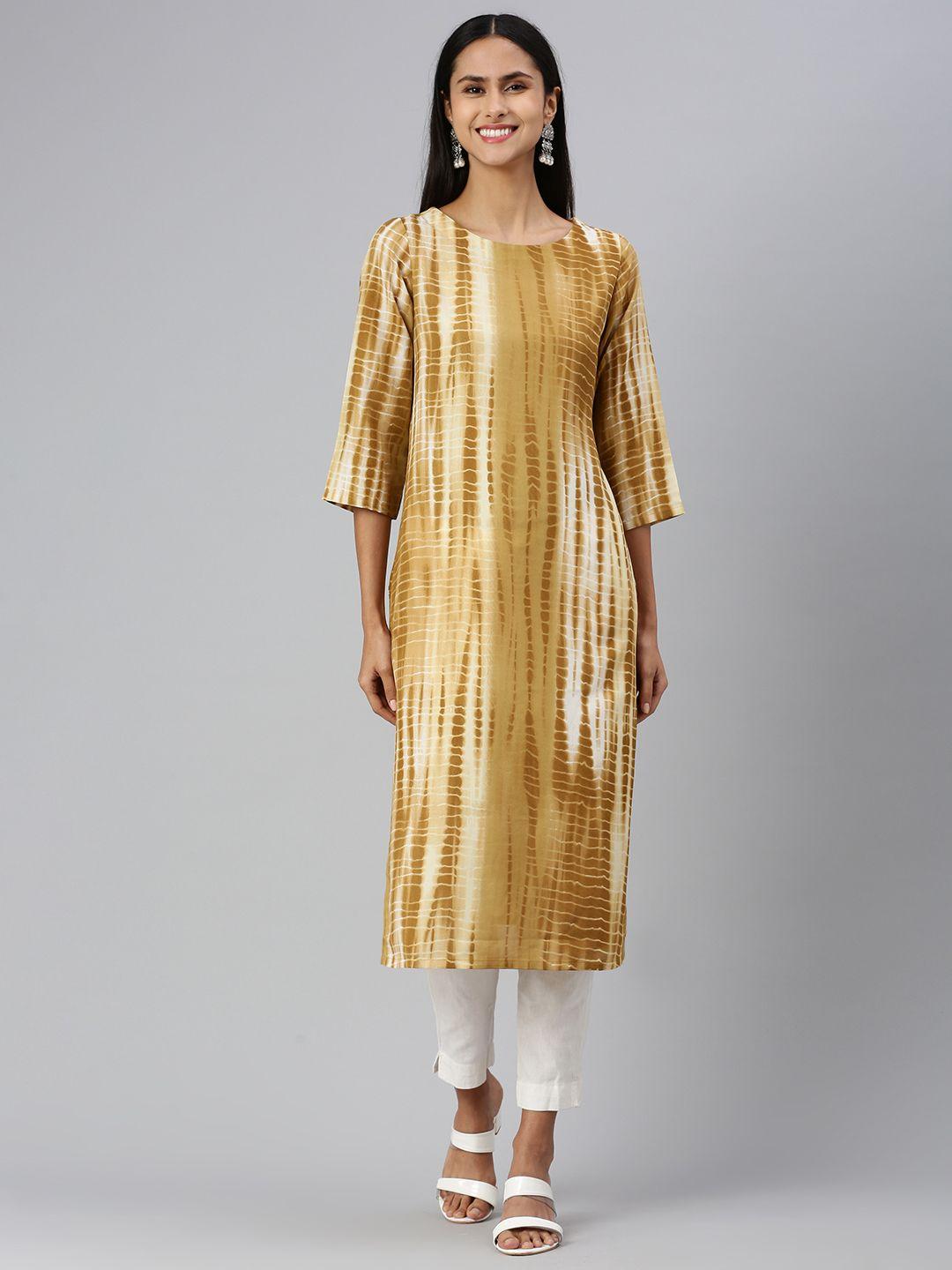 hritika women shibori print kurta