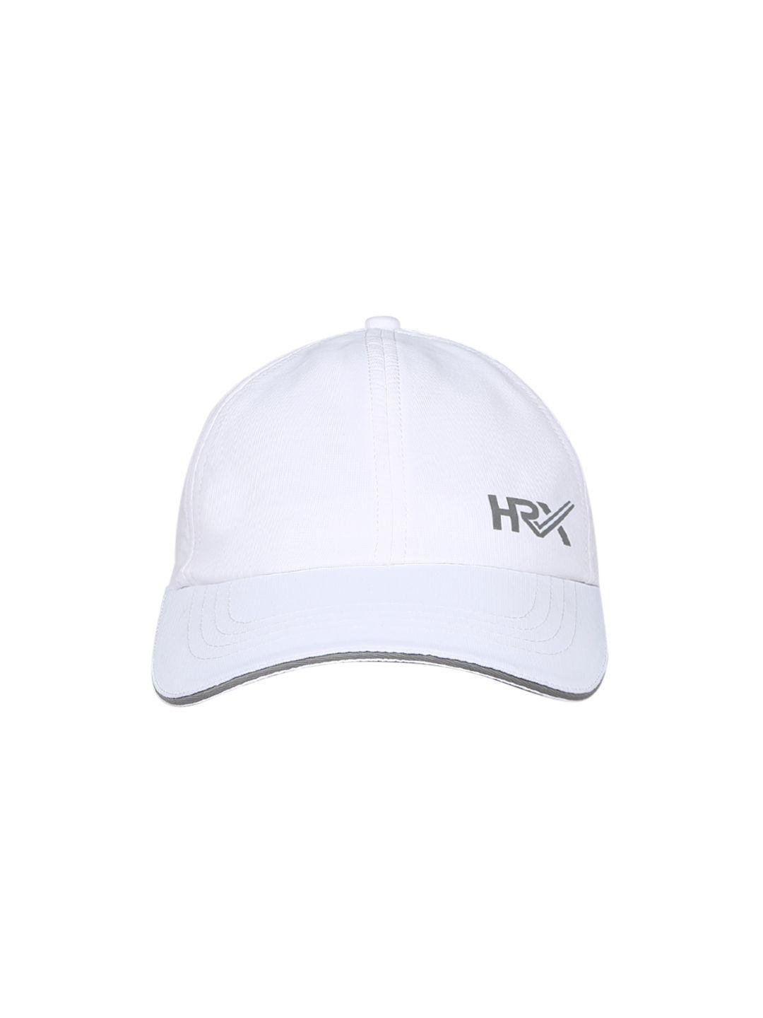 hrx by hrithik roshan men white solid lifestyle cap