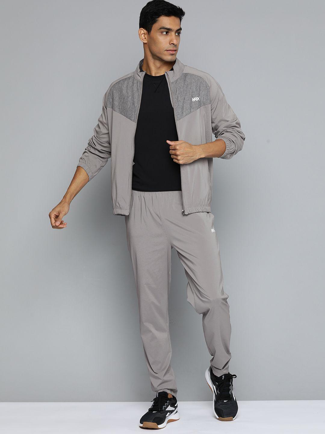 hrx by hrithik roshan rapid-dry antimicrobial running tracksuit