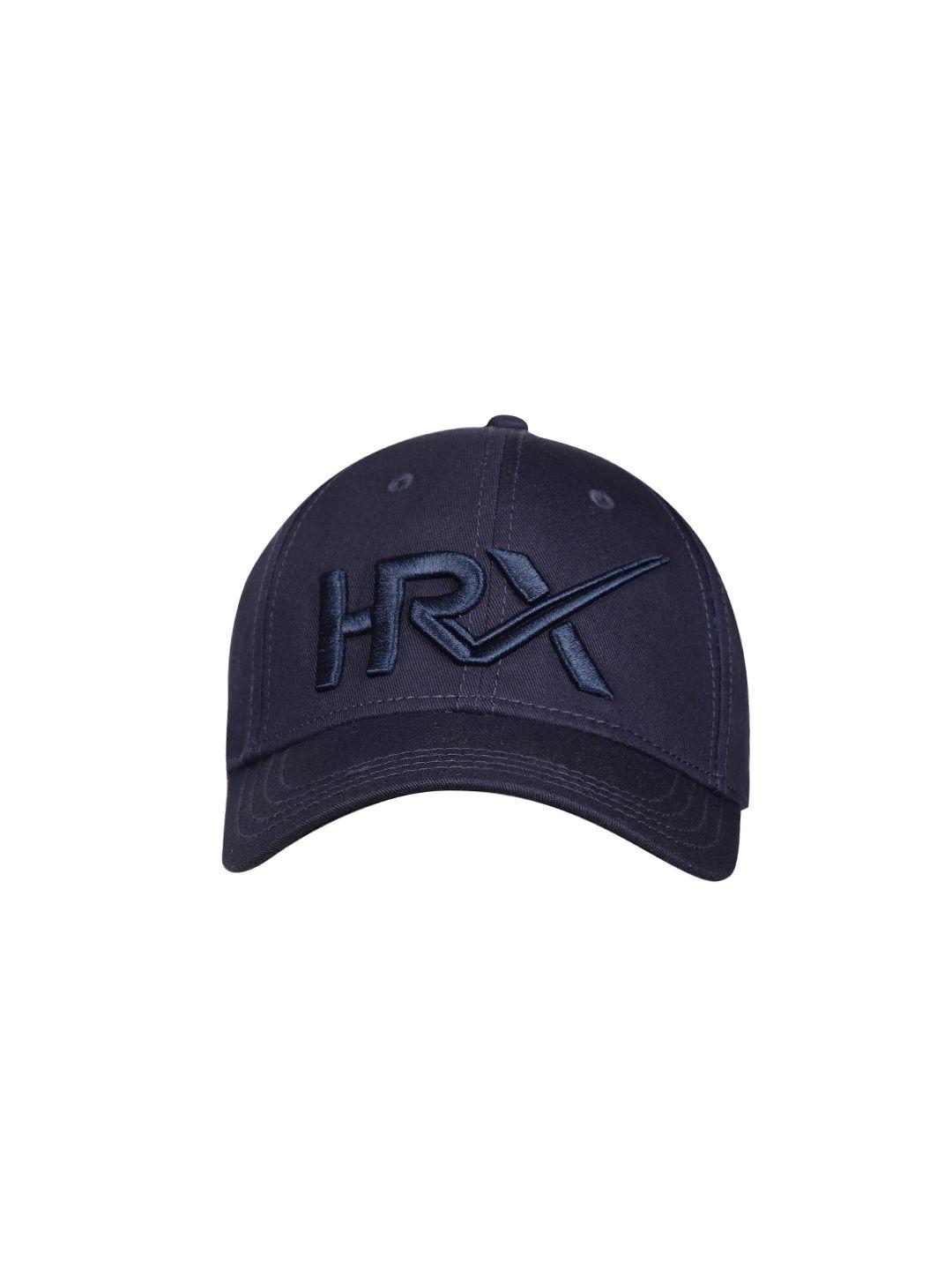 hrx by hrithik roshan unisex navy blue solid lifestyle cap