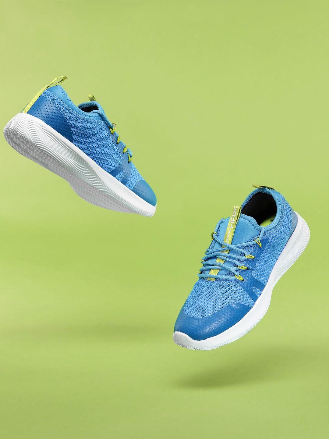 hrx by hrithik roshan blue u-17 unisex running shoes