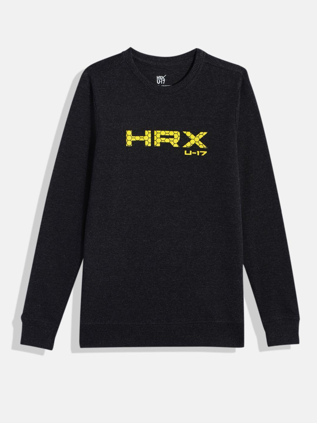 hrx by hrithik roshan boys printed sweatshirt