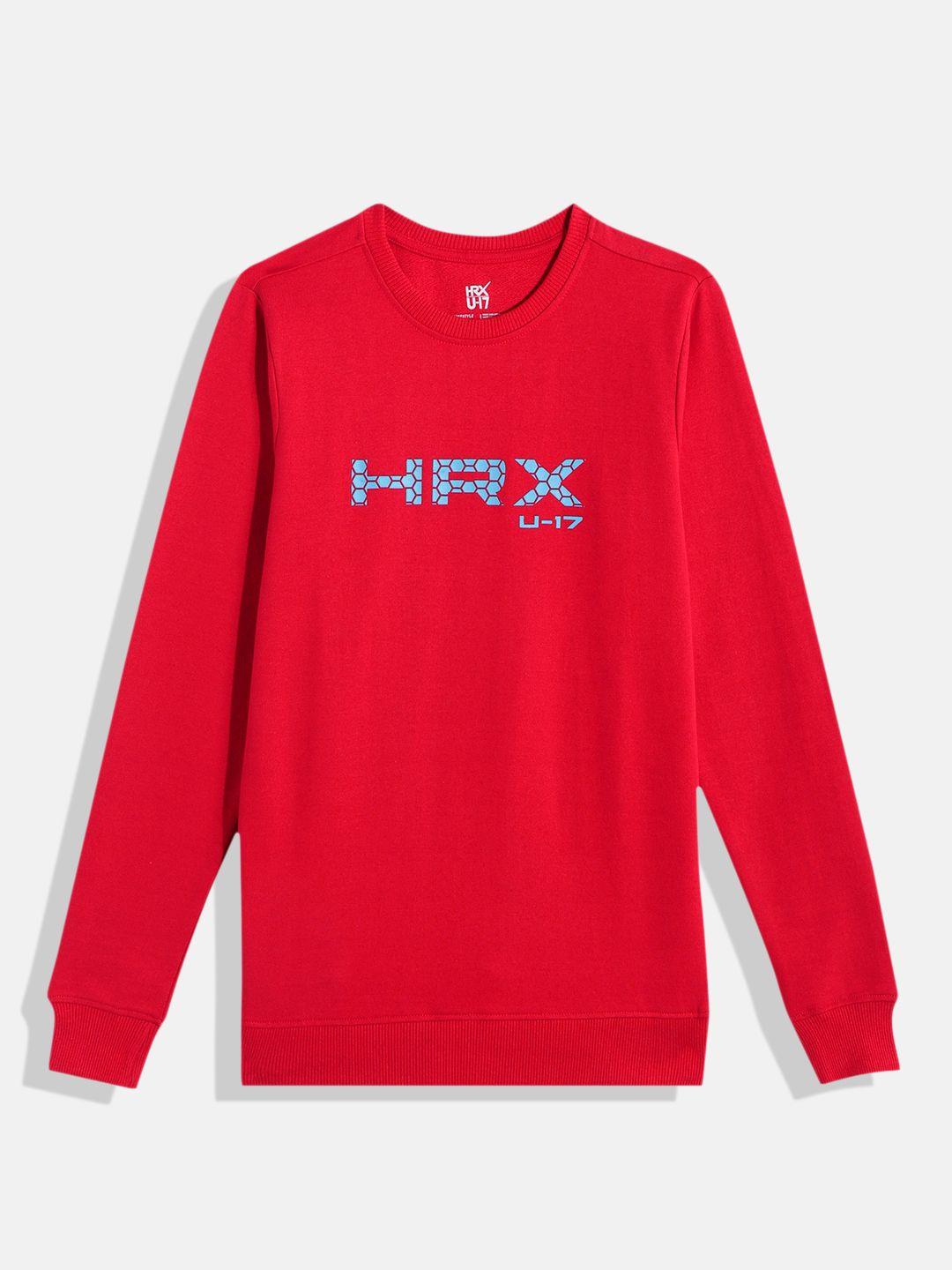 hrx by hrithik roshan boys printed sweatshirt