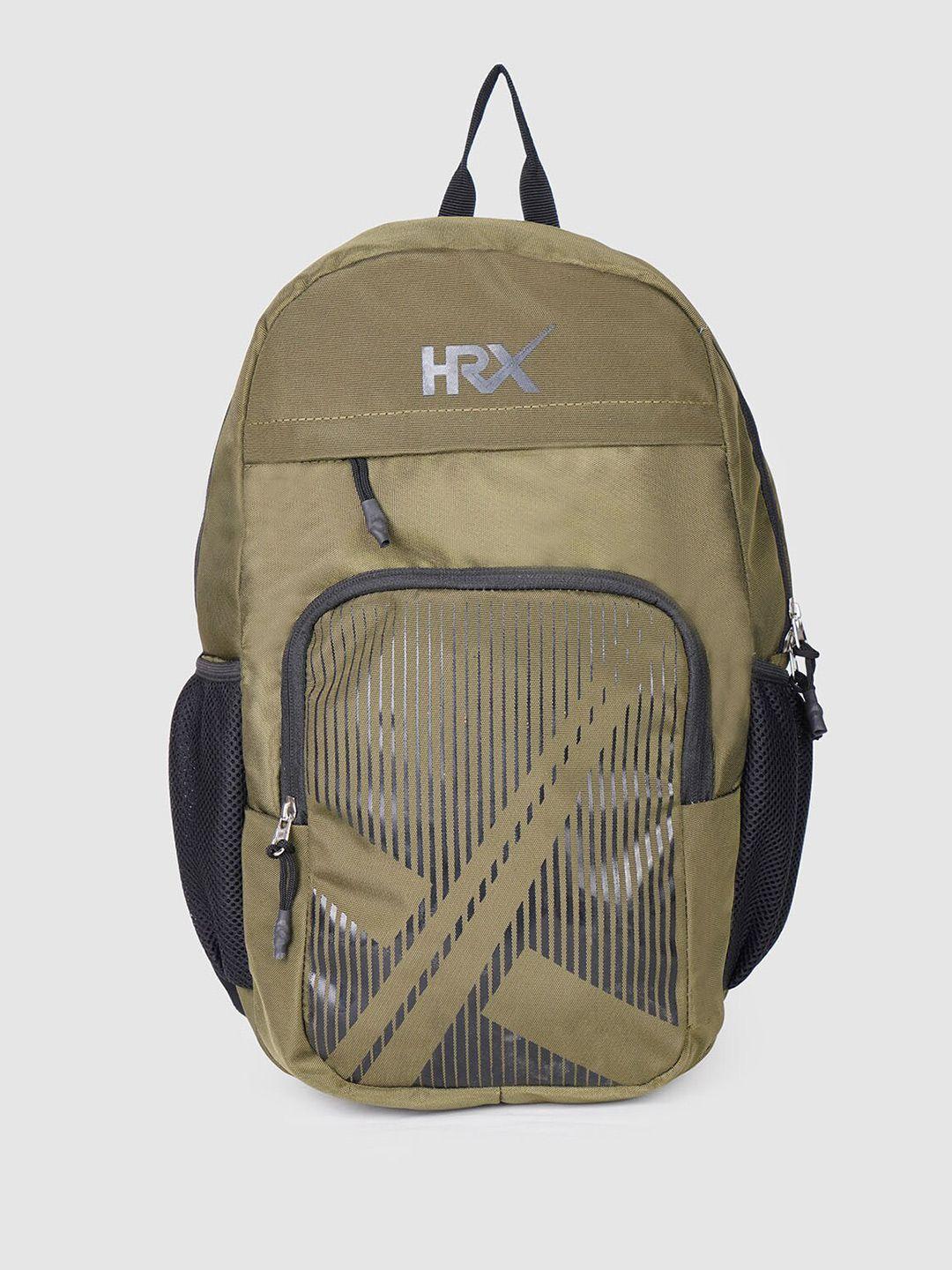 hrx by hrithik roshan brand logo printed backpack with climacool 30 l