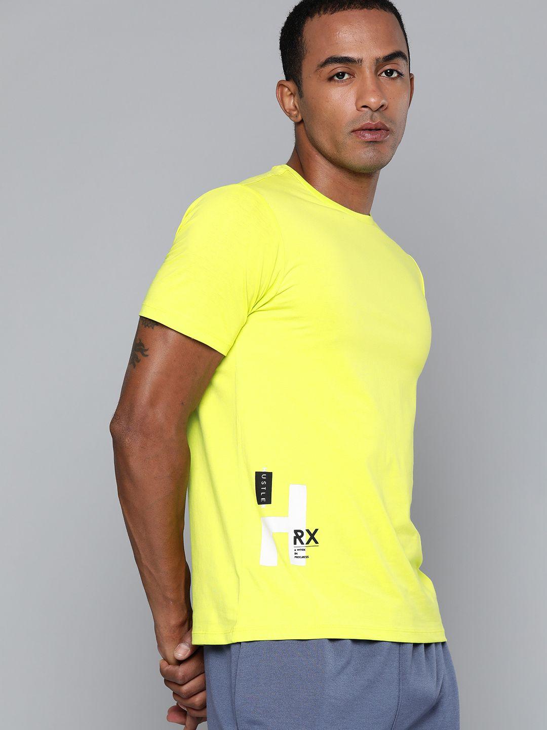 hrx by hrithik roshan brand logo printed t-shirt