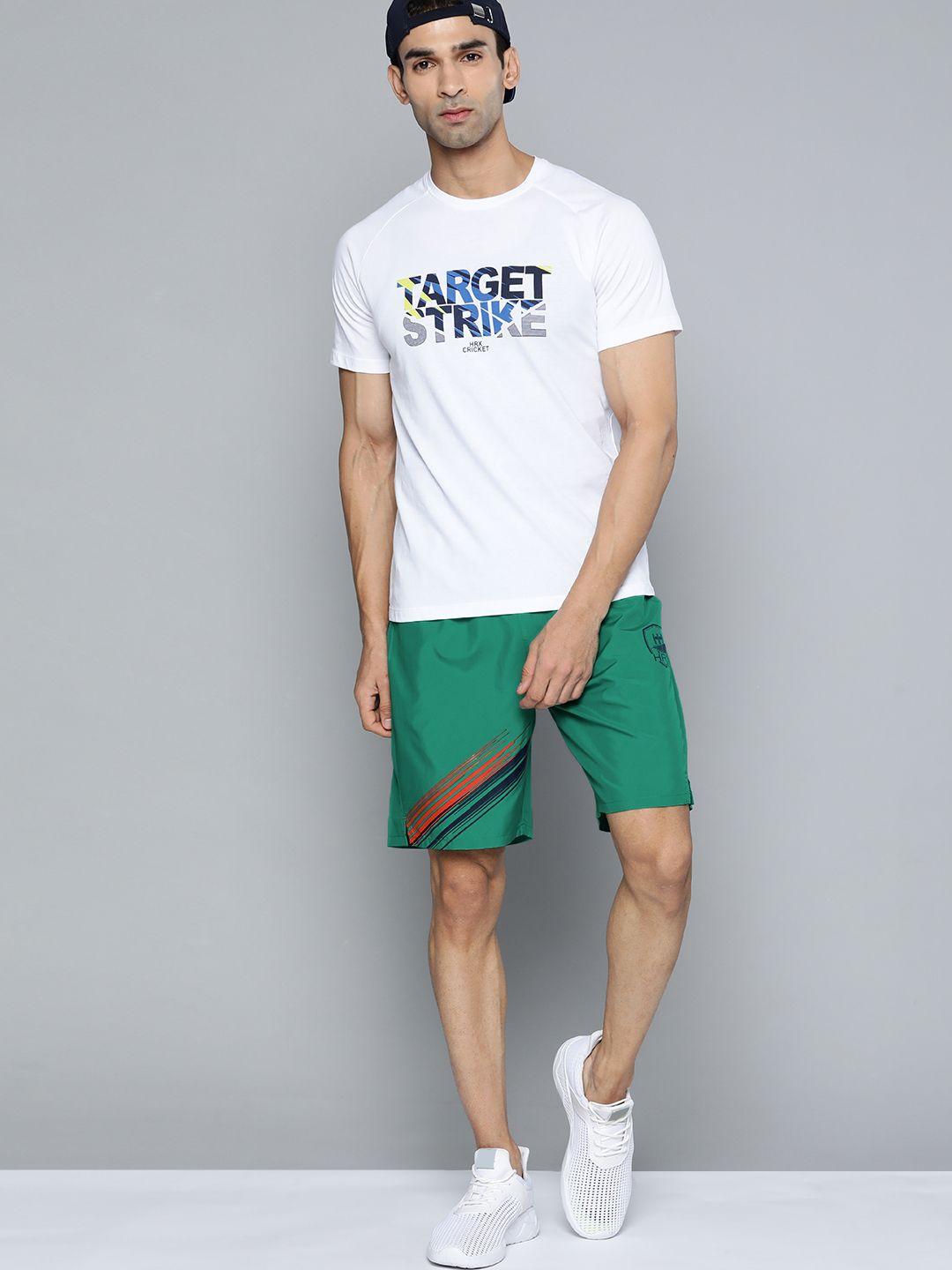 hrx by hrithik roshan cricket men ivy rapid-dry printed shorts