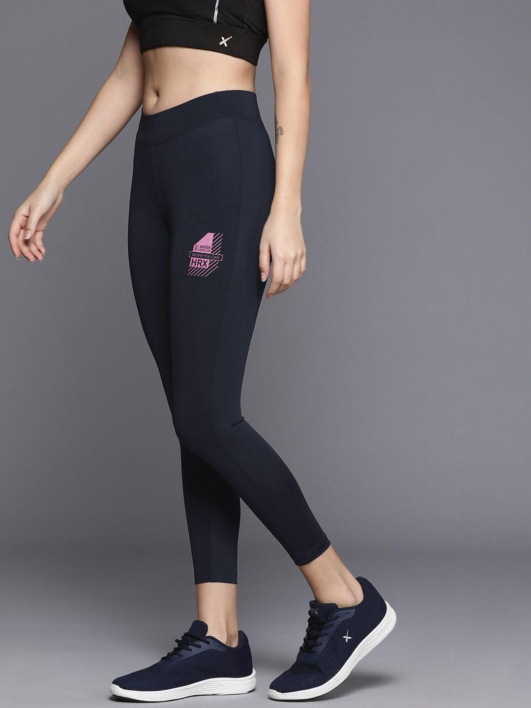 hrx by hrithik roshan cropped running tights
