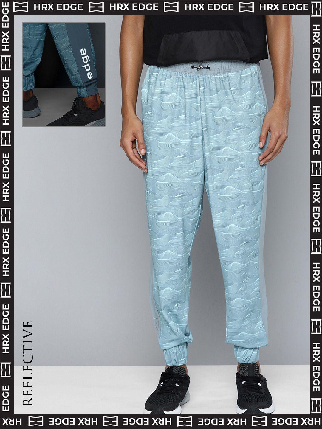 hrx by hrithik roshan edge men bio-wash aop track pants