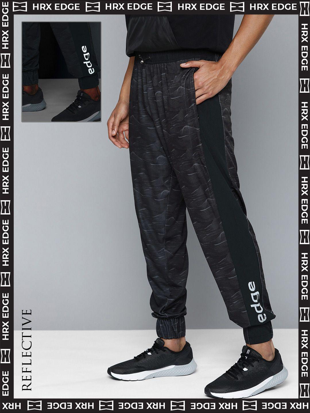 hrx by hrithik roshan edge men bio-wash aop track pants