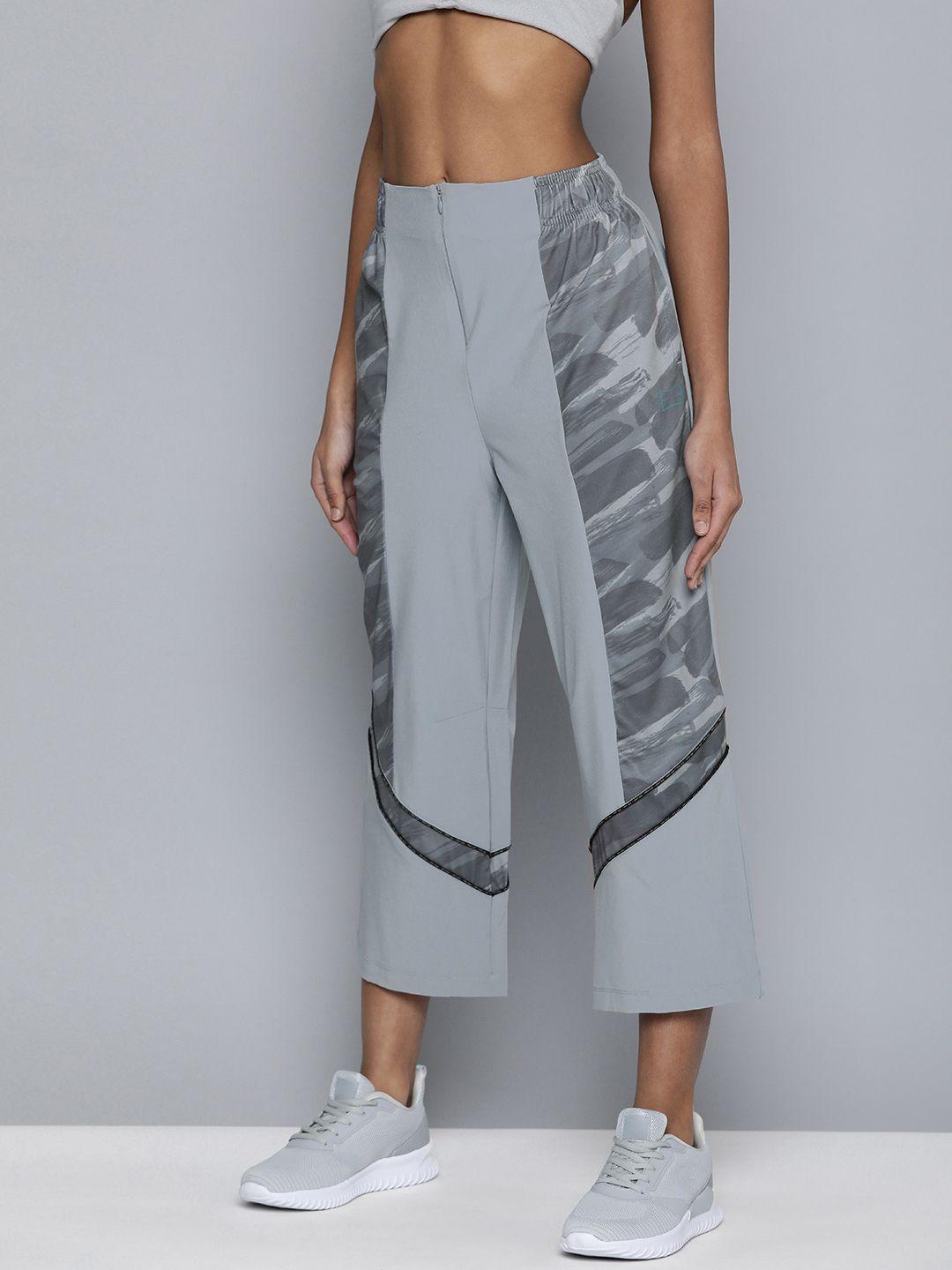 hrx by hrithik roshan edge women tradewinds rapid-dry printed track pants