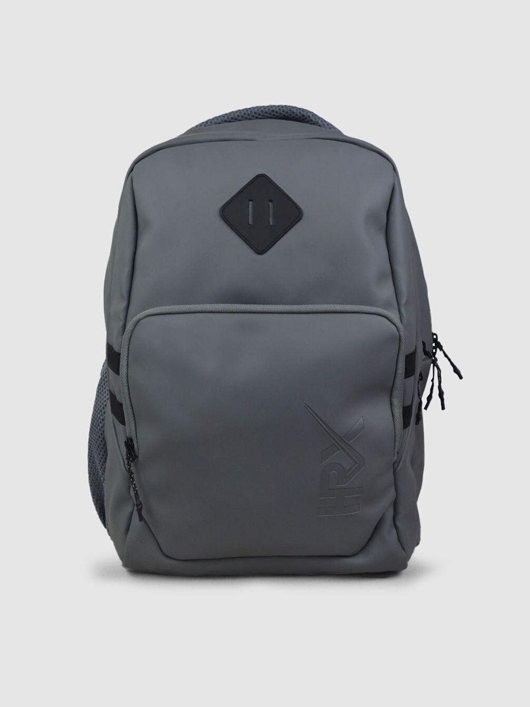 hrx by hrithik roshan grey brand logo backpack