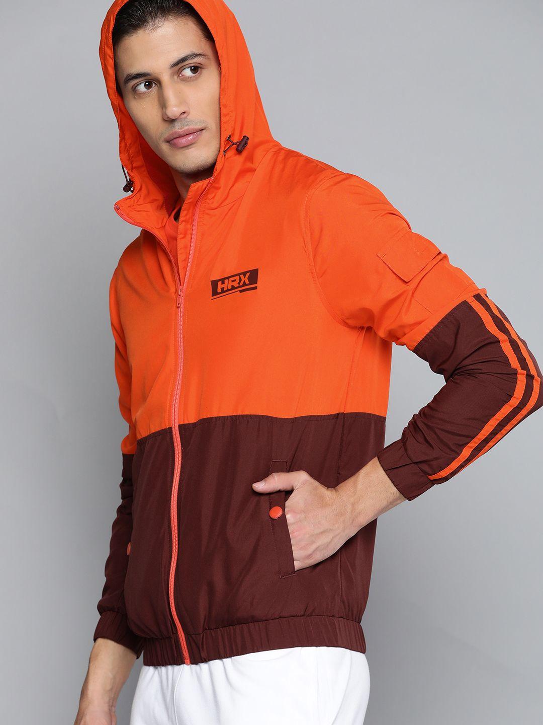 hrx by hrithik roshan lifestyle men oxy fire rapid-dry solid jackets