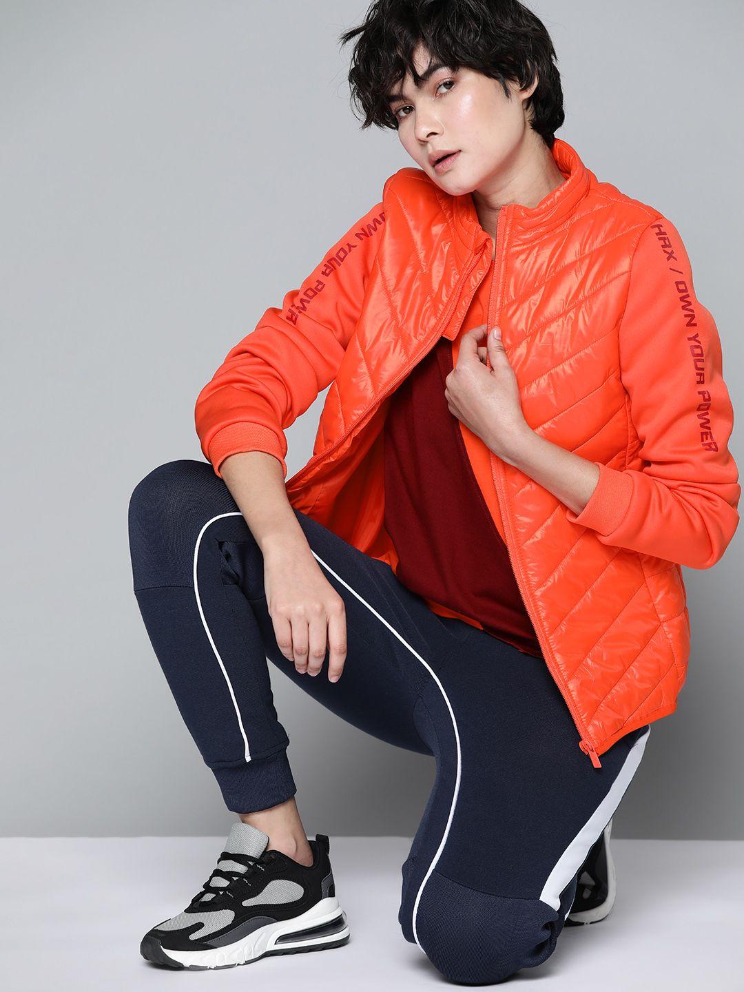 hrx by hrithik roshan lifestyle women oxy fire rapid-dry solid jackets