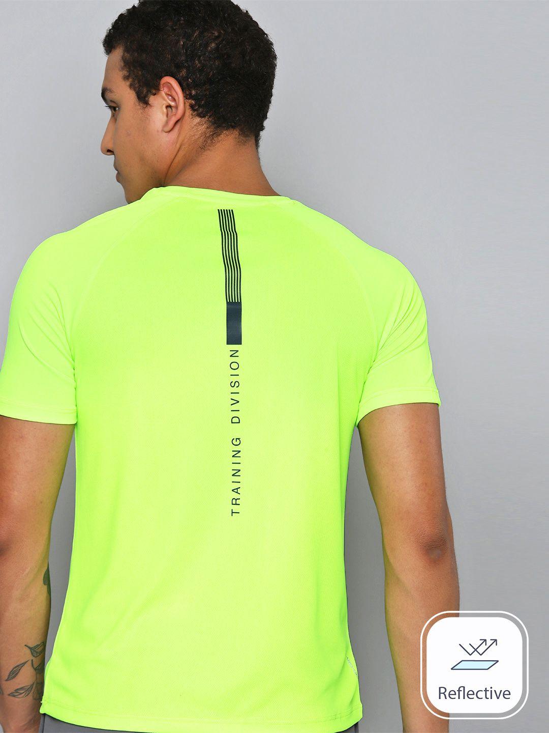 hrx by hrithik roshan men back detail rapid-dry training t-shirt