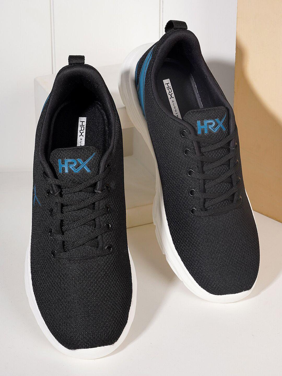 hrx by hrithik roshan men black mesh running shoes