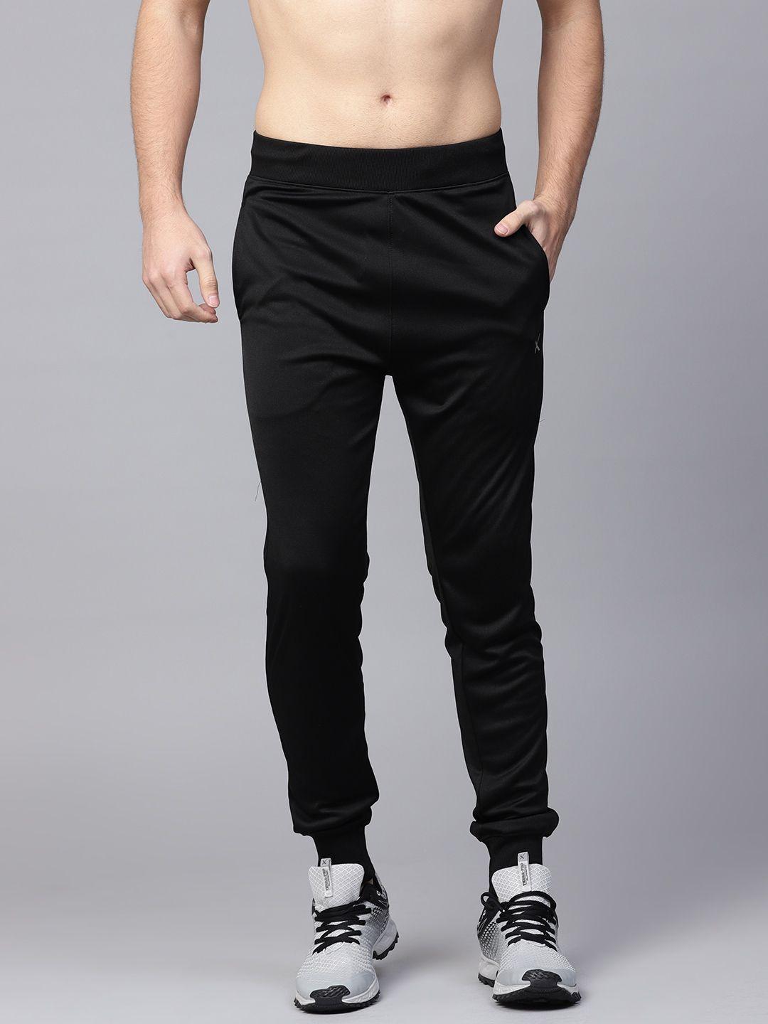 hrx by hrithik roshan men black solid joggers