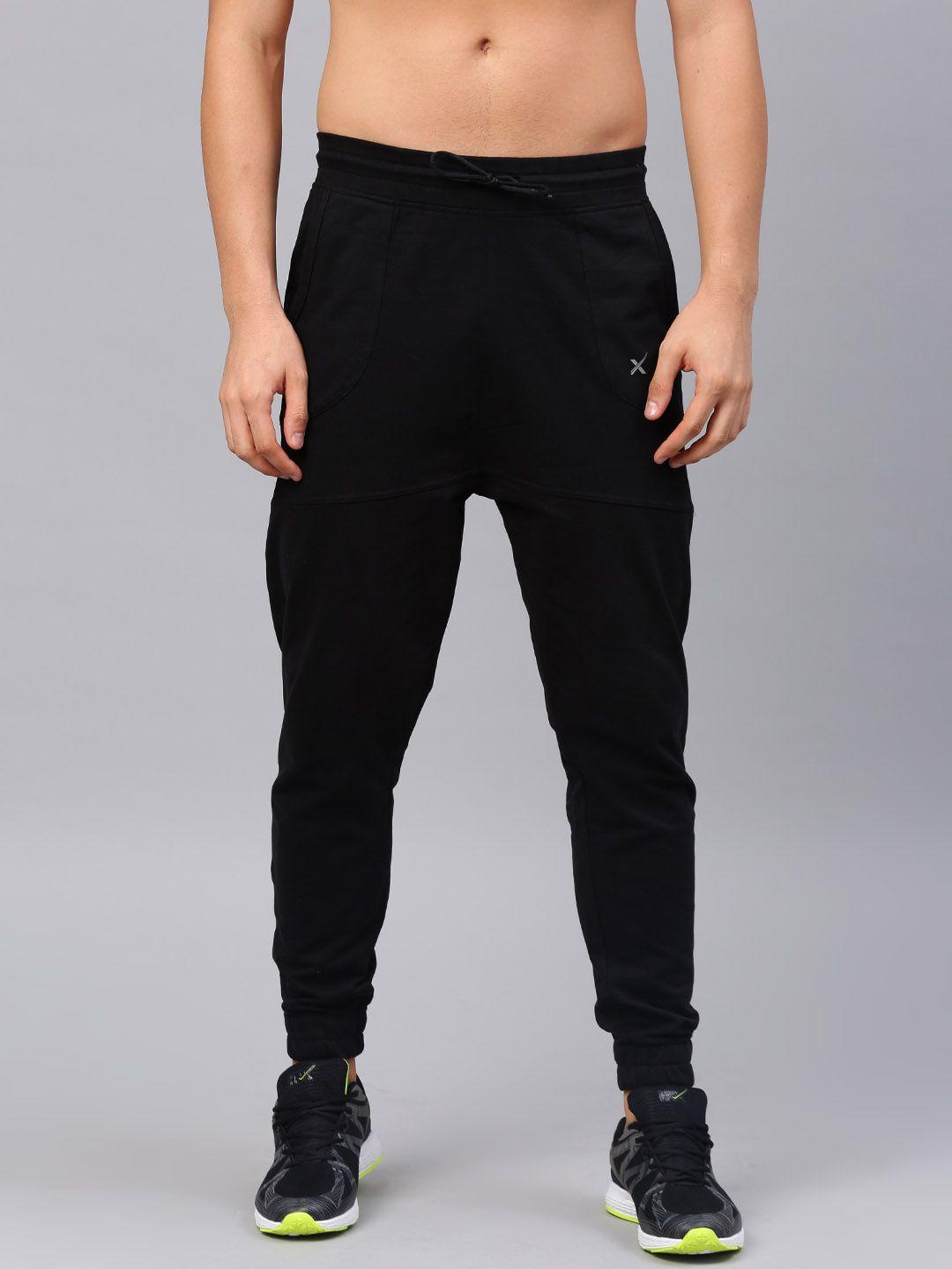 hrx by hrithik roshan men black solid joggers