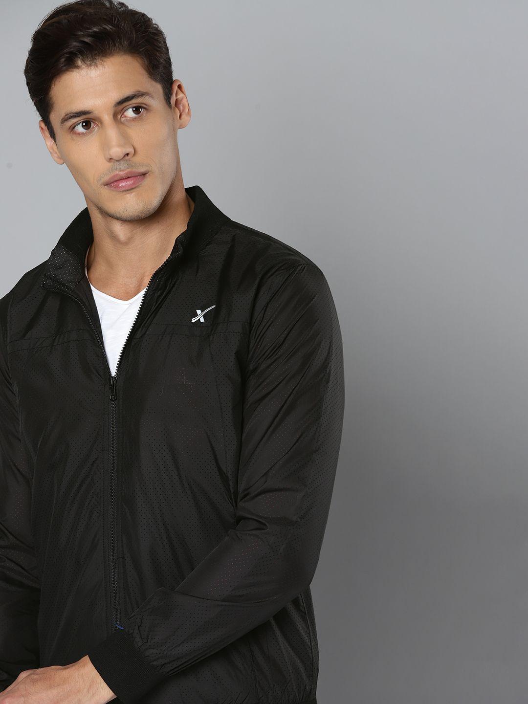 hrx by hrithik roshan men black sporty jacket