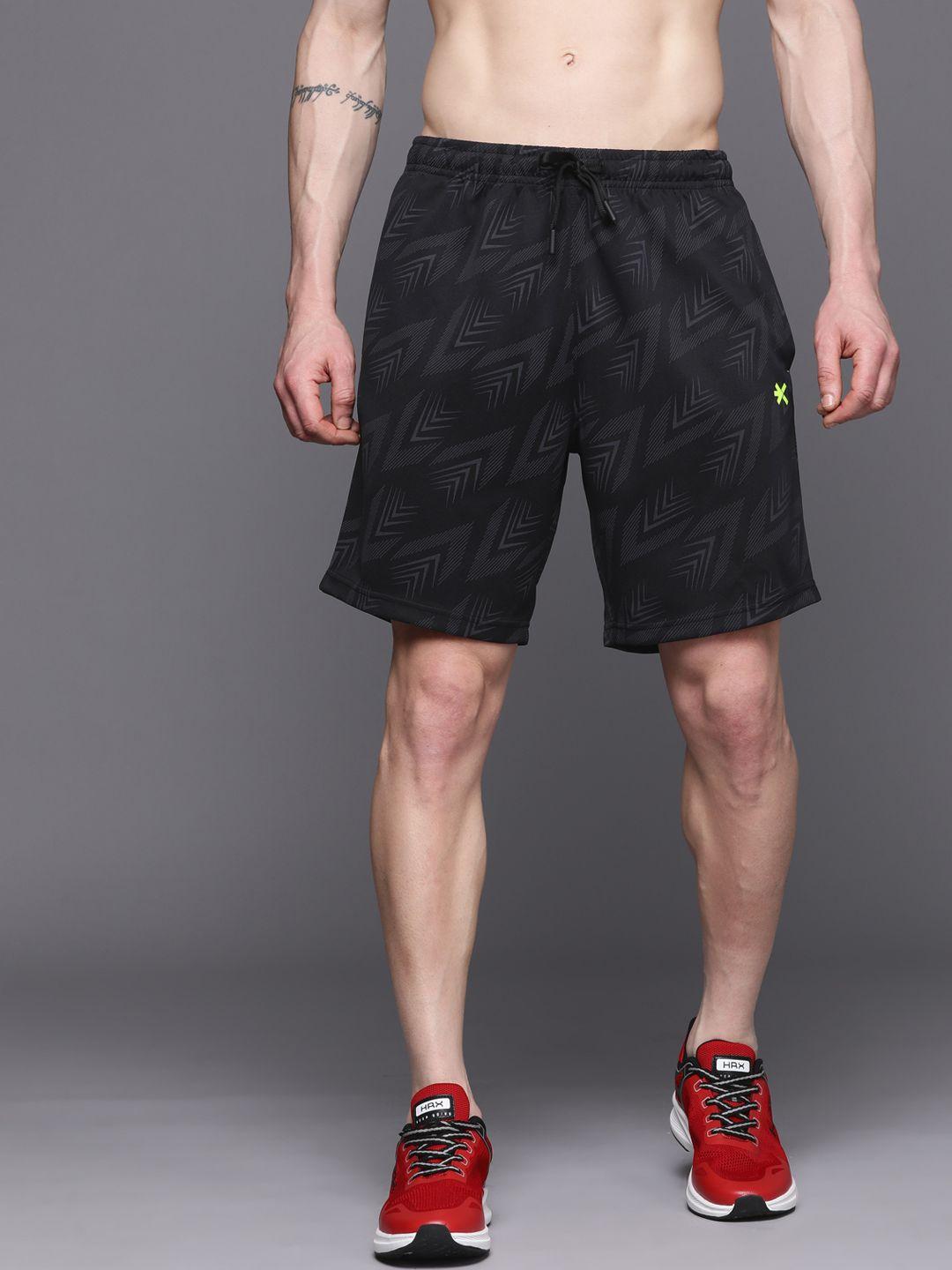 hrx by hrithik roshan men geometric printed running sports shorts