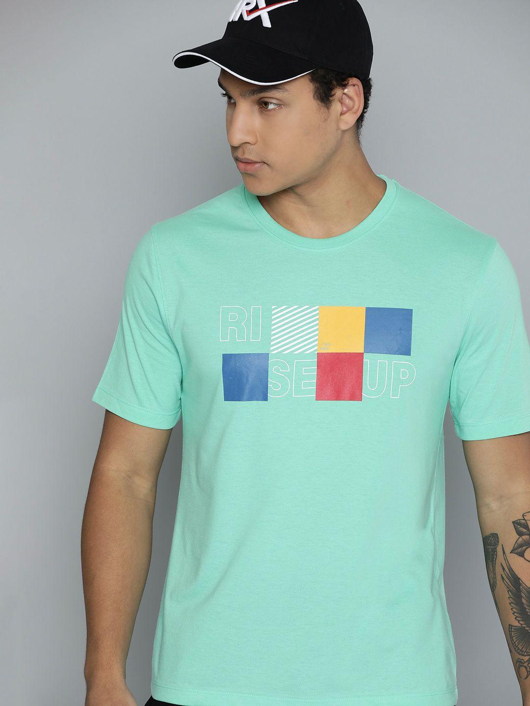 hrx by hrithik roshan men geometric printed t-shirt