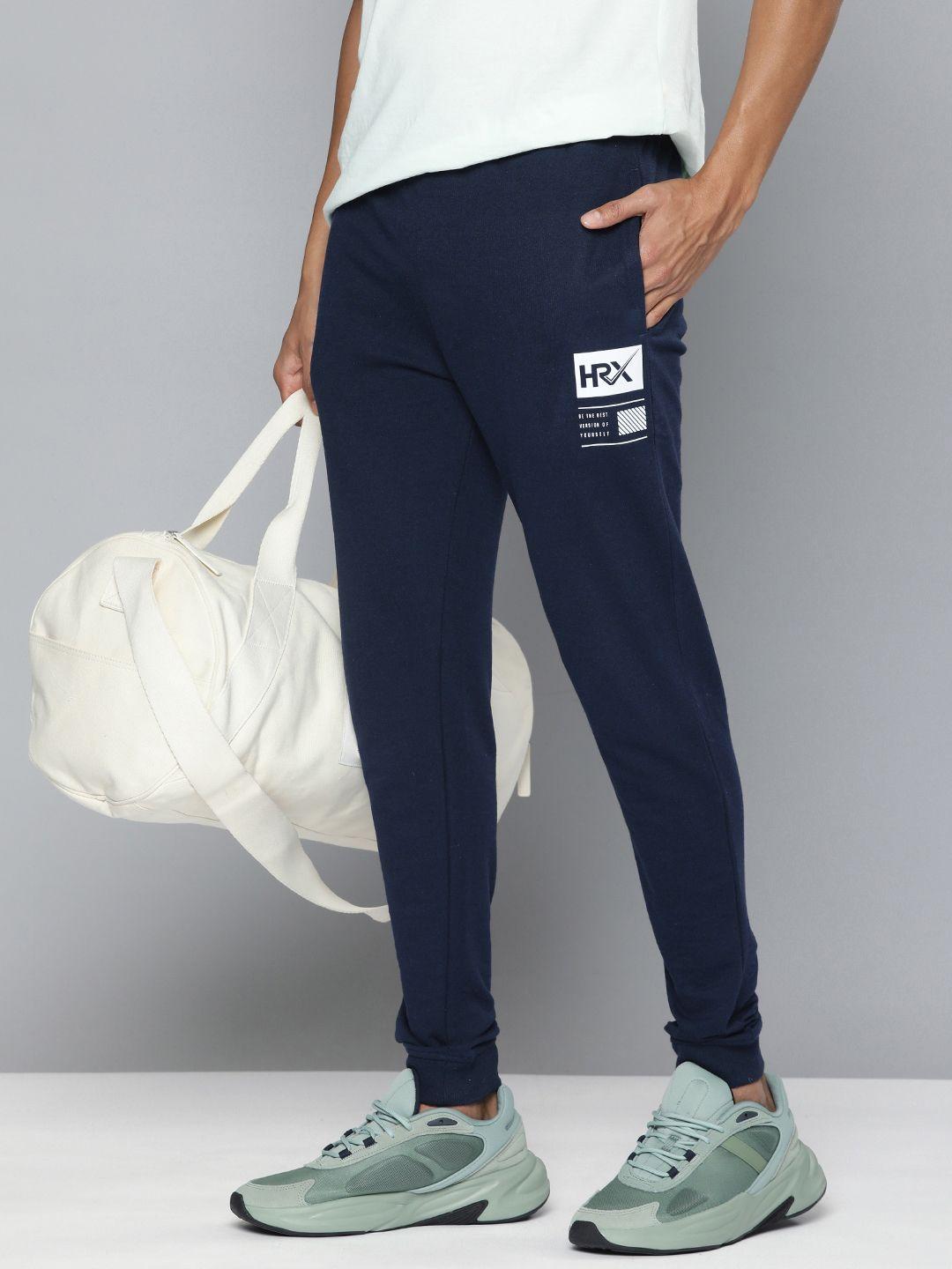 hrx by hrithik roshan men graphic regular fit joggers