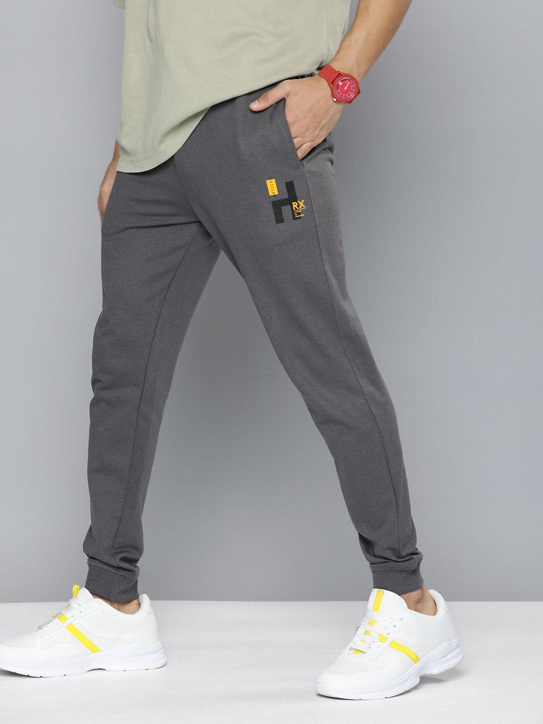 hrx by hrithik roshan men graphic regular fit joggers