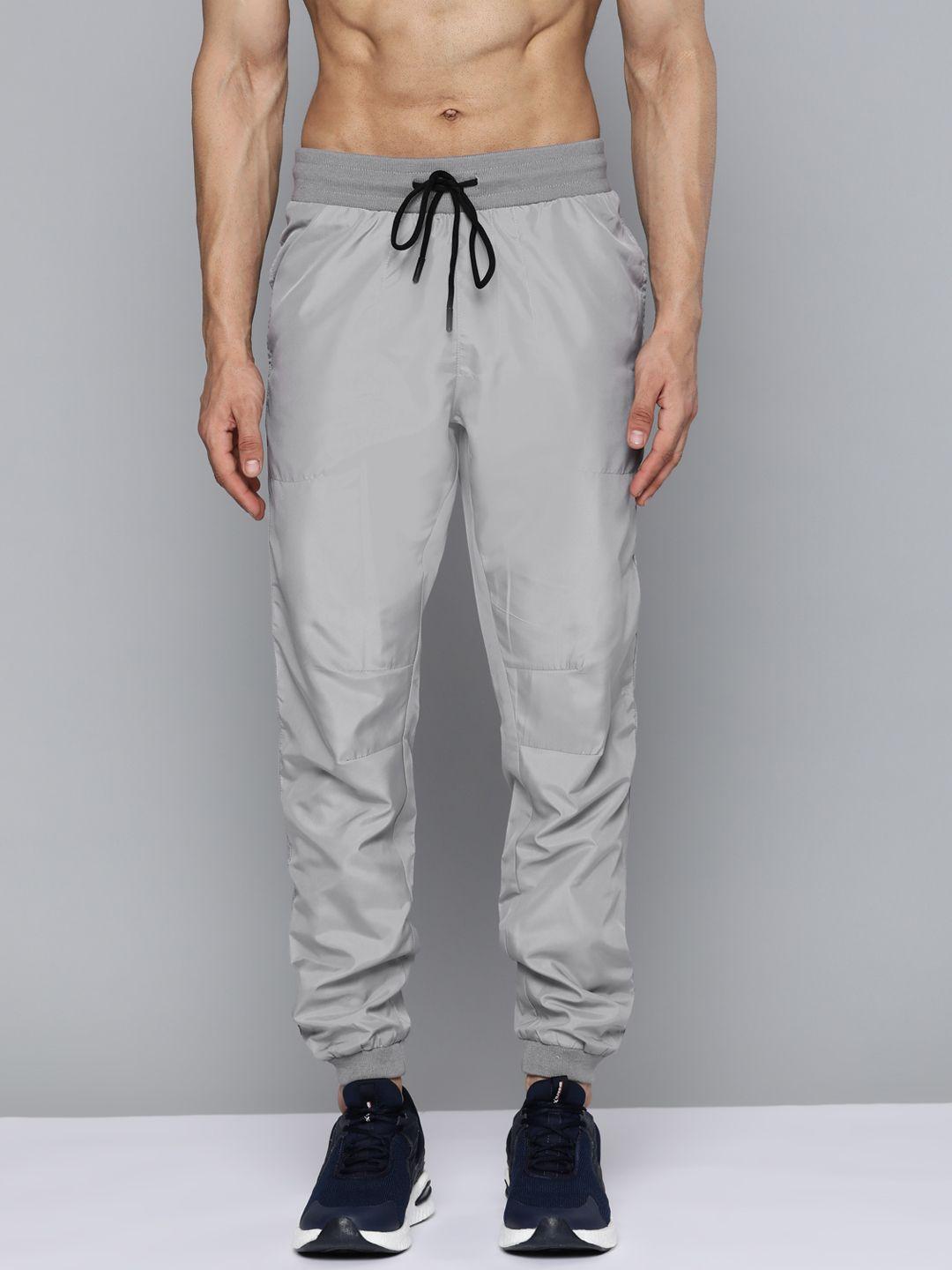 hrx by hrithik roshan men grey solid joggers