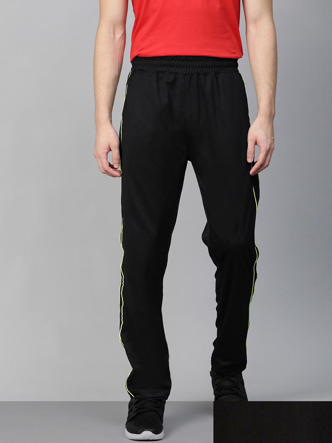 hrx by hrithik roshan men pack of 2 solid active track pants