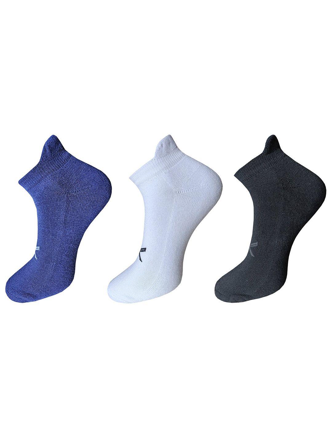 hrx by hrithik roshan men pack of 3 ankle-length  socks