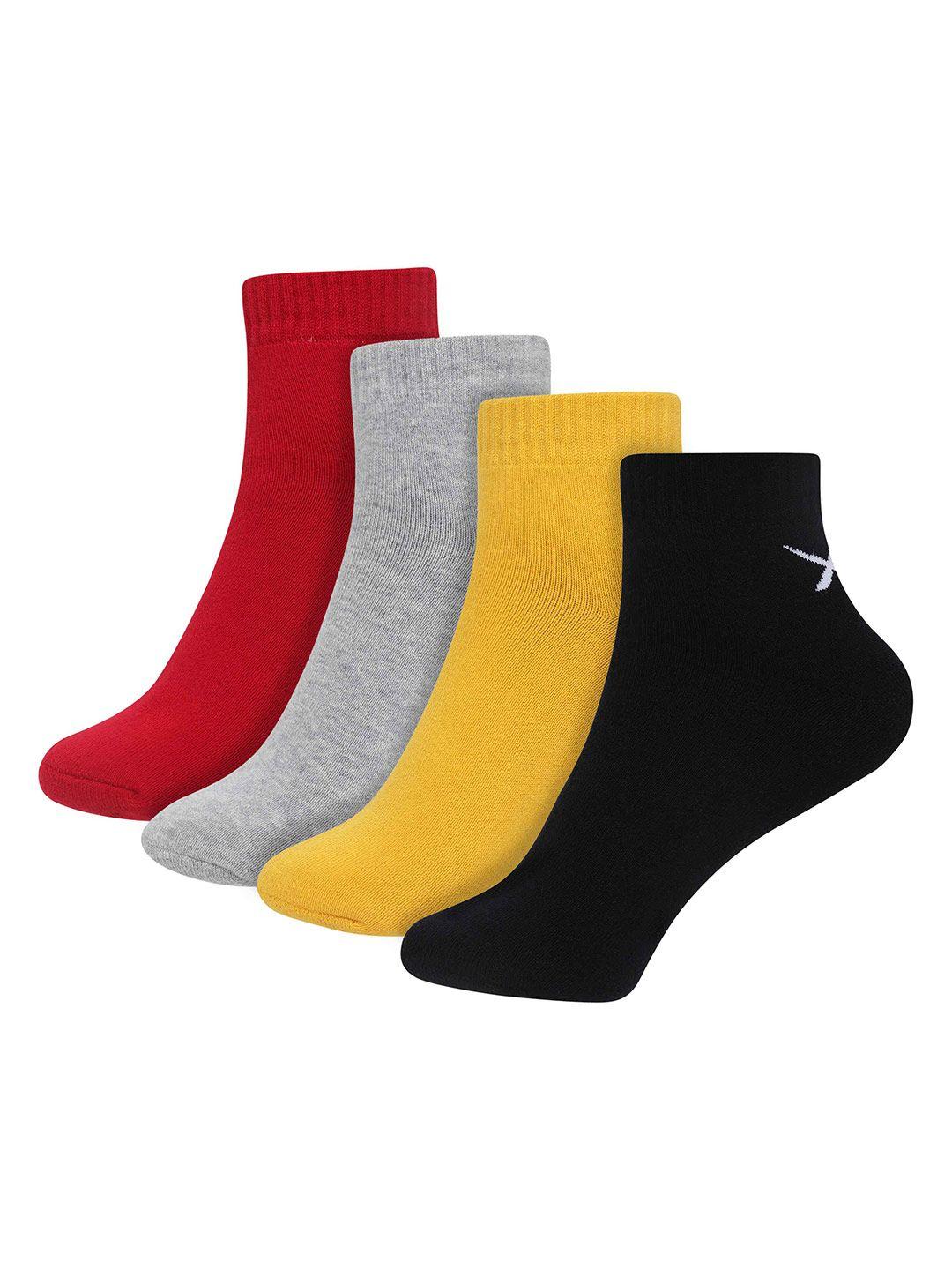 hrx by hrithik roshan men pack of 4 ankle length socks