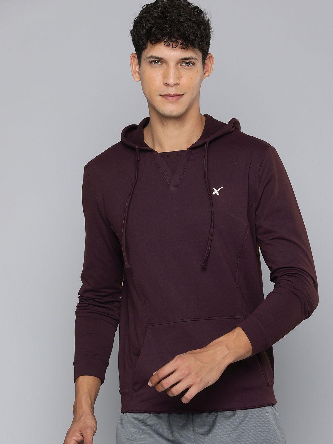 hrx by hrithik roshan men rapid-dry hooded terry sports sweatshirt