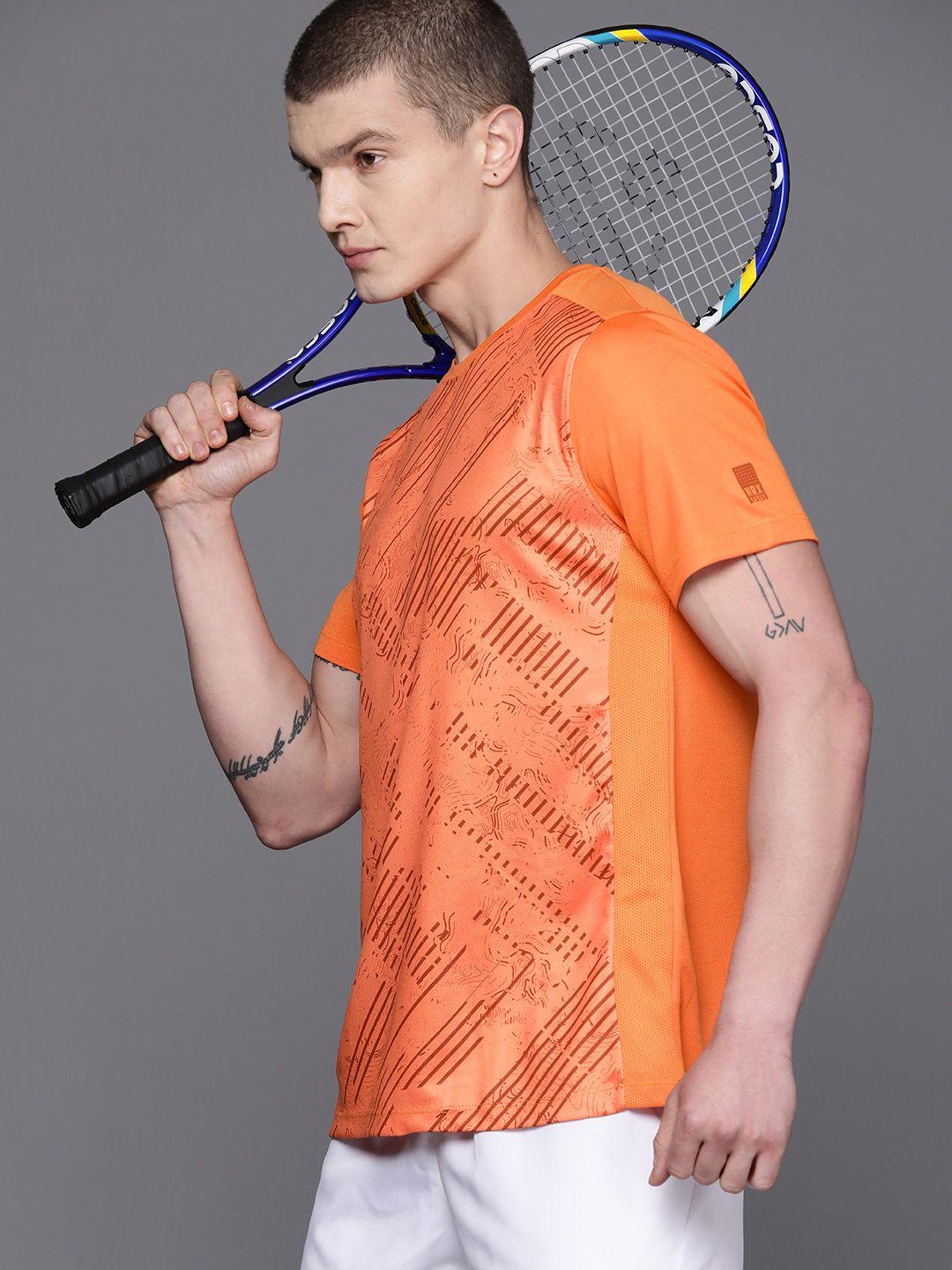 hrx by hrithik roshan men rapid-dry racket sports t-shirt