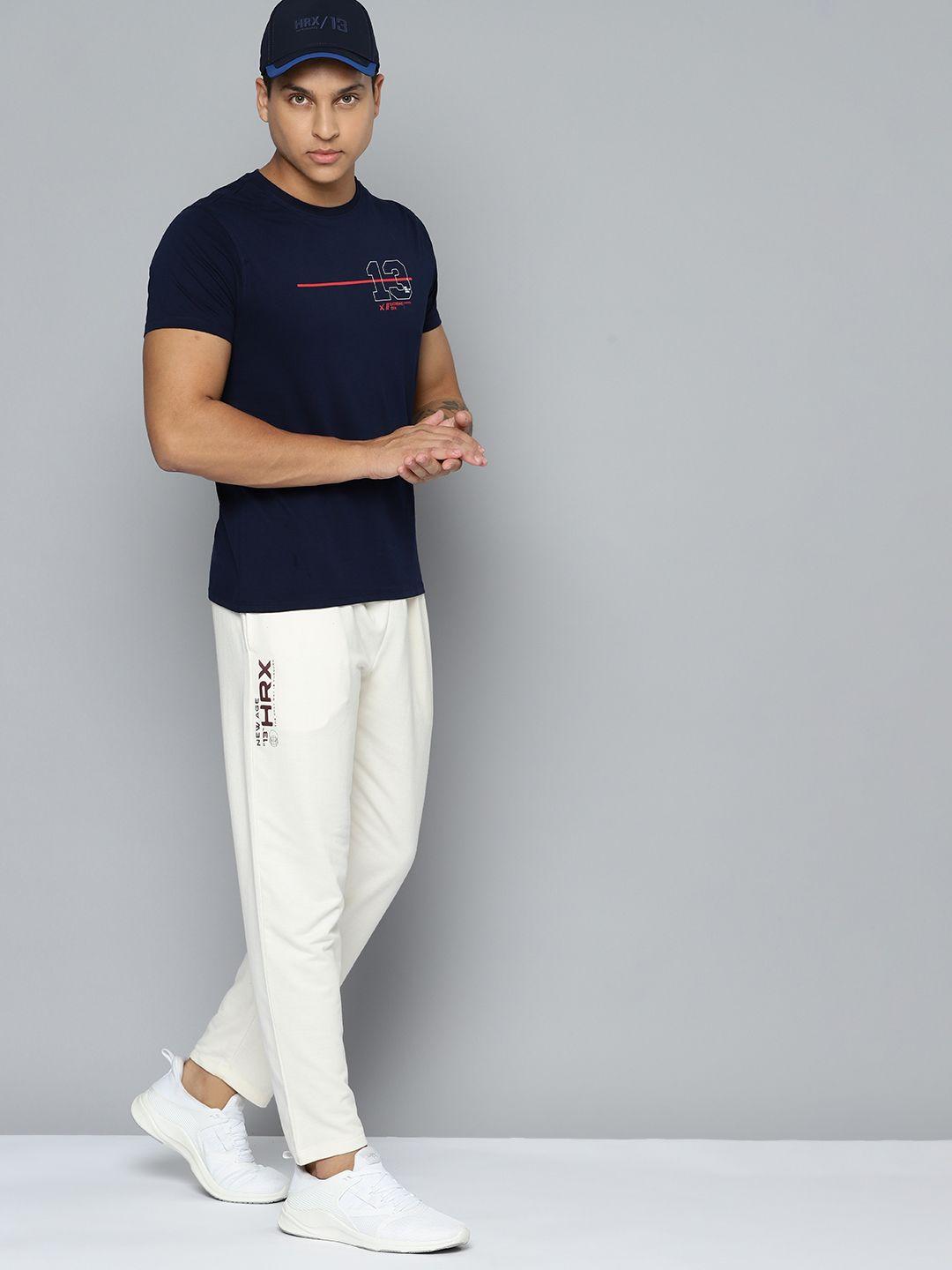 hrx by hrithik roshan men regular fit lifestyle track pants