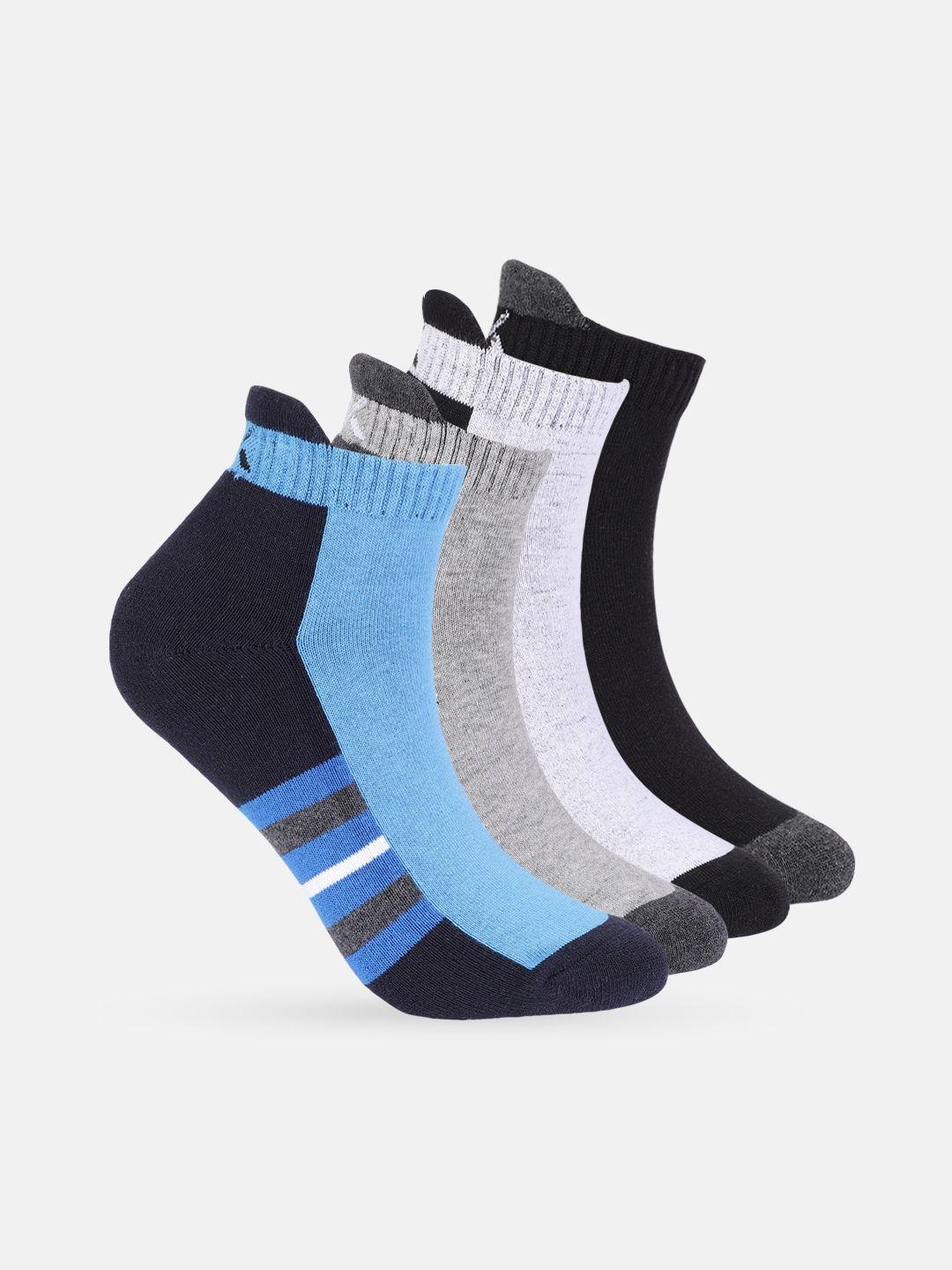 hrx by hrithik roshan men set of 4 assorted ankle length socks
