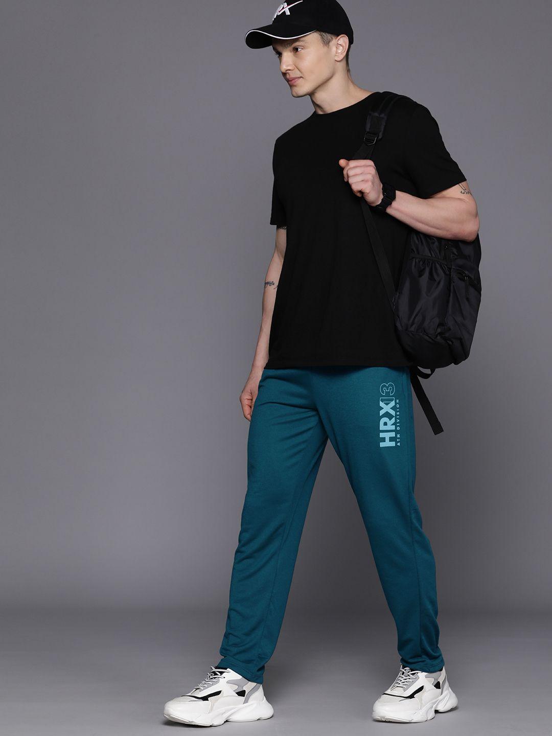 hrx by hrithik roshan men solid lifestyle track pants