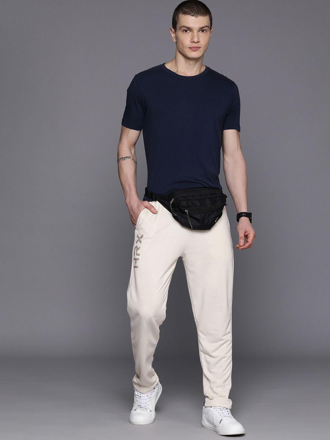 hrx by hrithik roshan men solid lifestyle track pants