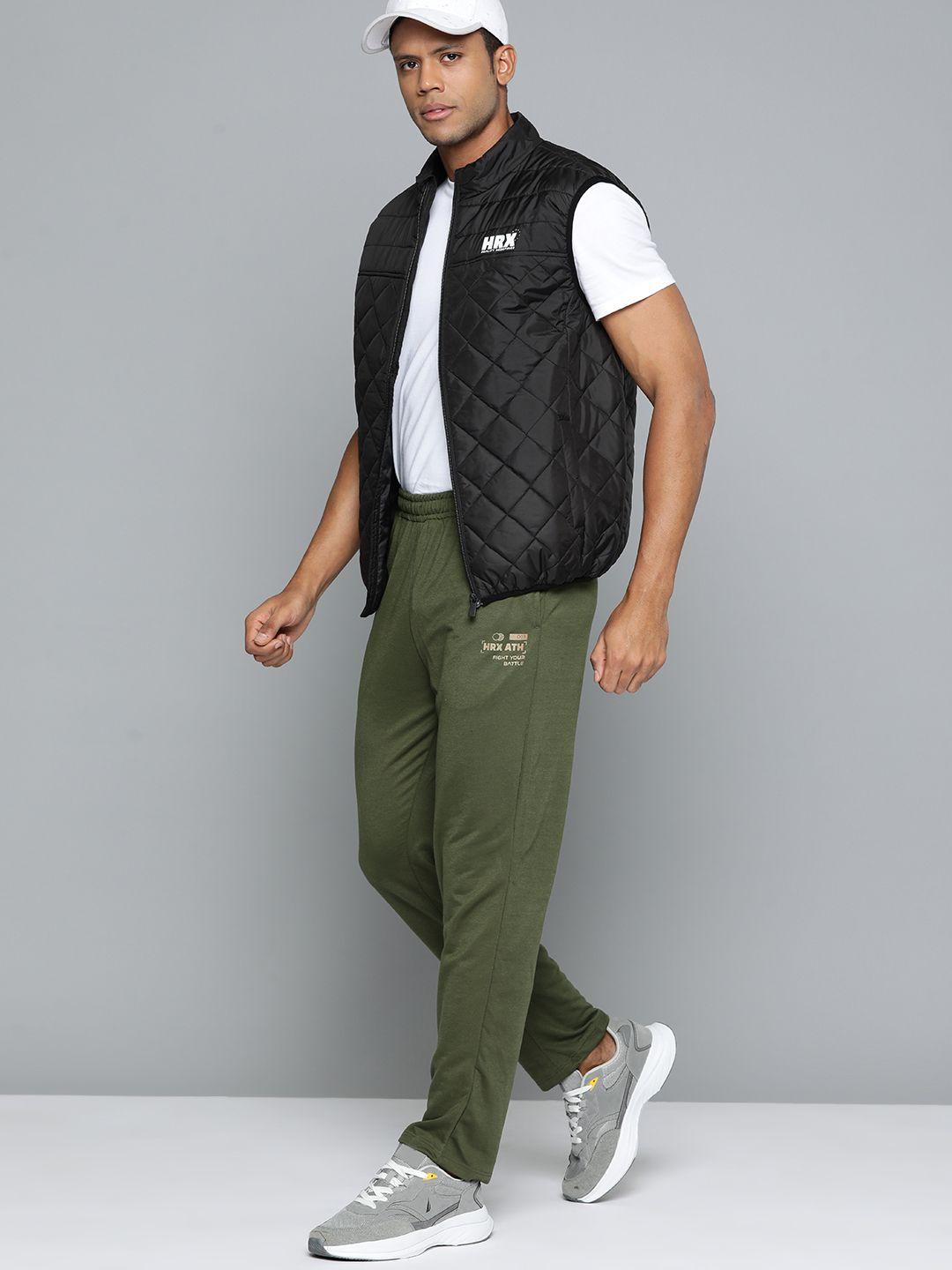 hrx by hrithik roshan men solid lifestyle track pants