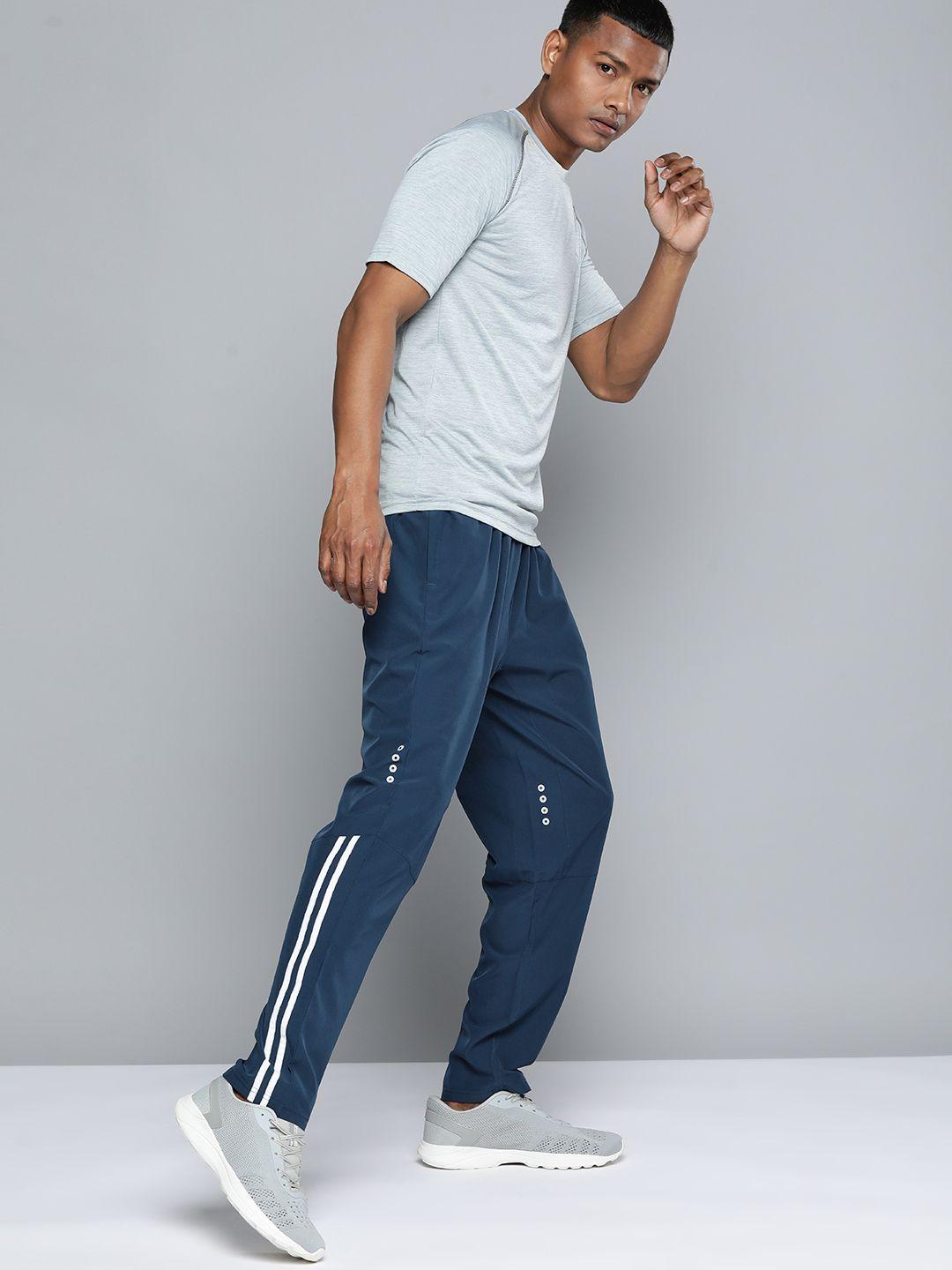 hrx by hrithik roshan men striped running track pants