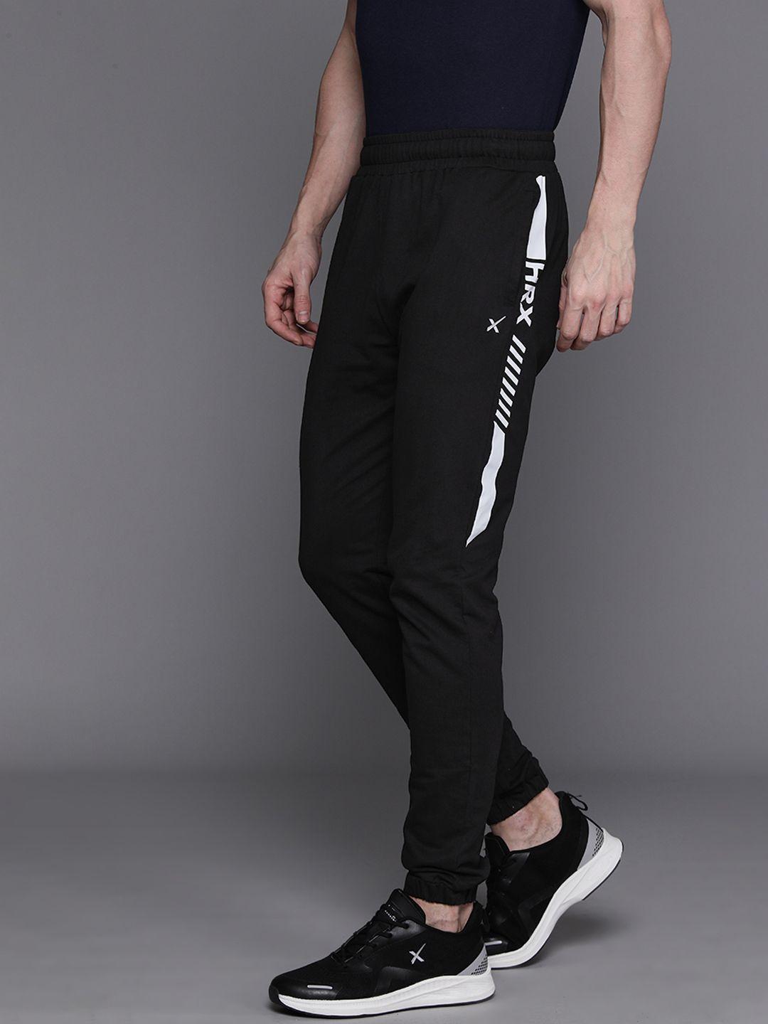 hrx by hrithik roshan men typography print regular fit joggers