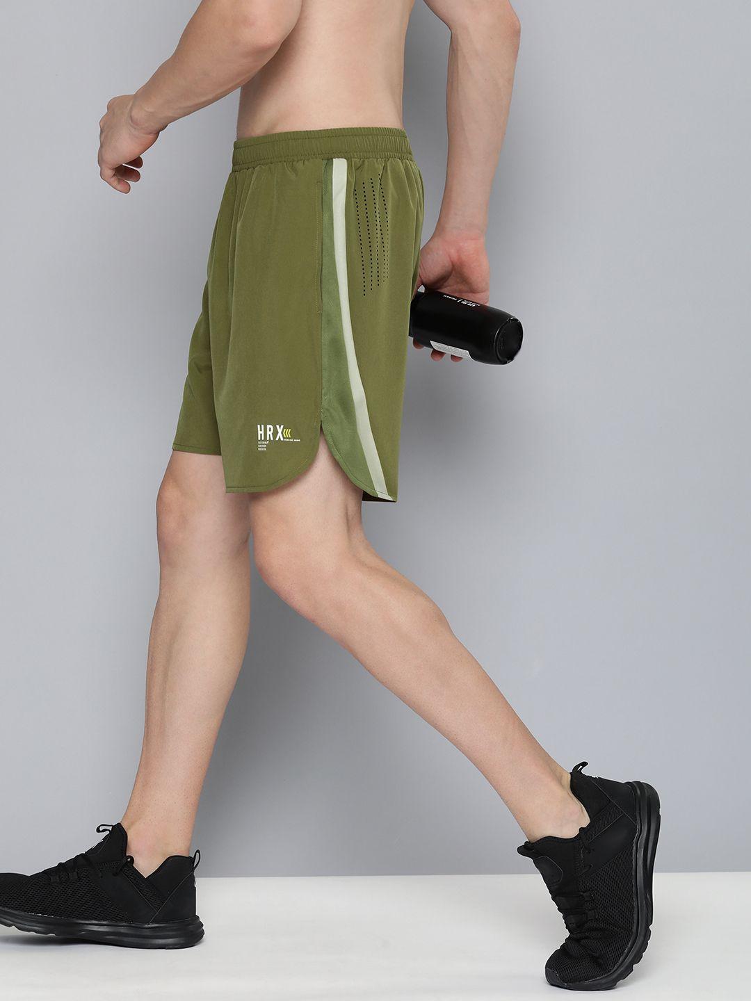 hrx by hrithik roshan men typography rapid-dry running shorts