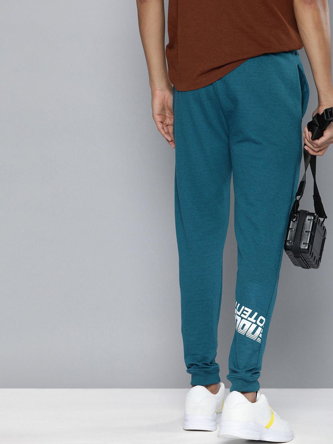 hrx by hrithik roshan men typography regular fit joggers