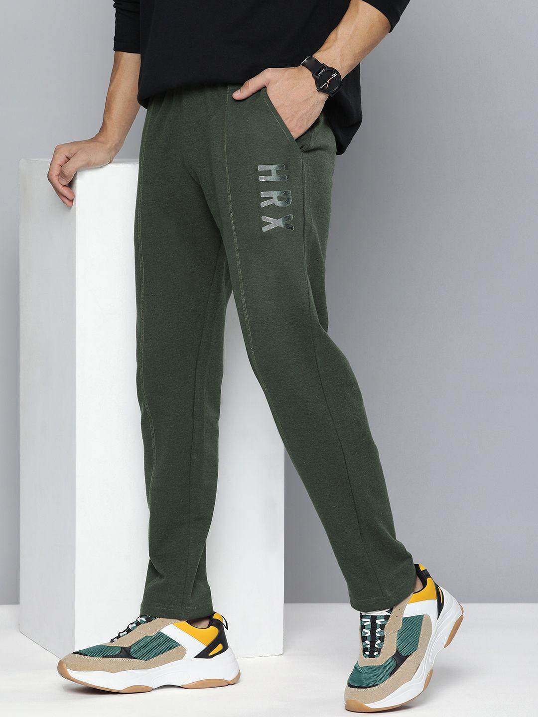 hrx by hrithik roshan men typography regular fit joggers